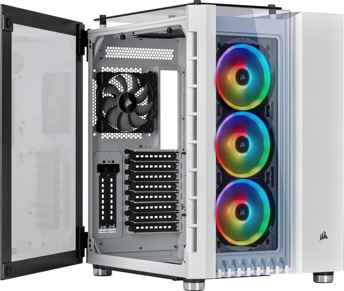 Corsair Crystal Series 680X RGB, weiß, Glasfenster
