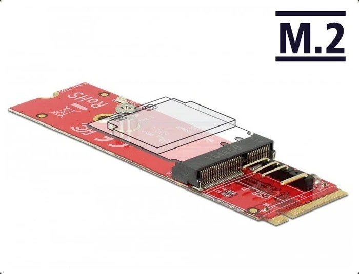 DeLOCK M.2 PCIe -> M.2 PCIe/USB