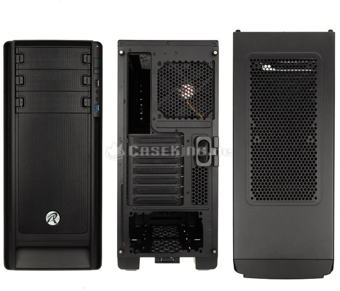 Raijintek Agos schwarz, schallgedämmt