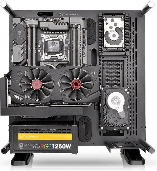 Thermaltake Core P3 schwarz, Acrylfenster