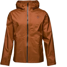 Black Diamond Treeline Rain Shell Funktionsjacke desert clay (Herren)