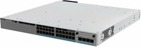 Cisco Catalyst 9300 Essentials Rackmount Gigabit Managed Switch, 24x RJ-45, 1x Erweiterungsslot, 830W UPoE