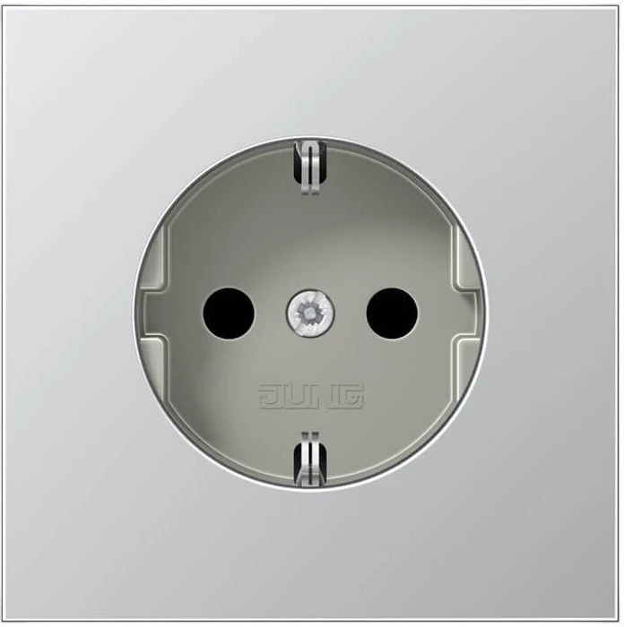 Jung Serie LS Steckdose Metallausführung 16A 250V, aluminium