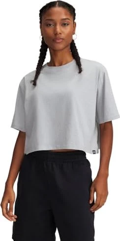 Under Armour Rival T-Shirt kurzarm mod gray light heather/black/white (Damen)