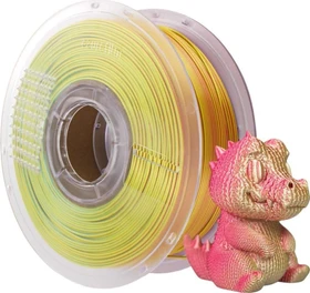 AzureFilm PLA Silk, Tri Color Sunrise Pop, Spule, 1.75mm