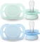 Philips Avent SCF075/02 ultra start Beruhigungsschnuller, 0-2M, Silikon, blau/grün, 2 Stück Vorschaubild