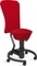 Aeris Swopper Work New Edition Bürohocker mit Rollen und Lehne, Feder Low, Gestell Alu schwarz, Bezug Wollmischung Select rot Vorschaubild