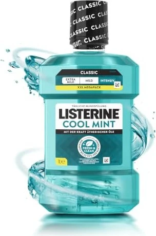 Listerine Cool Mint Extra Frisch Mundspülung, 1l