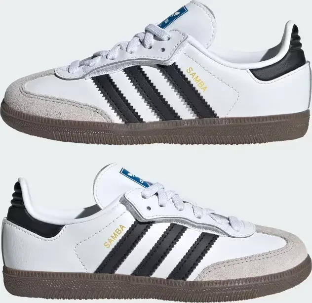 adidas Samba OG Comfort Closure Elastic Lace cloud white/core black/gum (Junior)