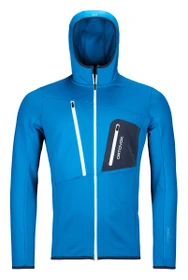 Ortovox Fleece Grid Hoody Funktionsjacke safety blue (Herren)