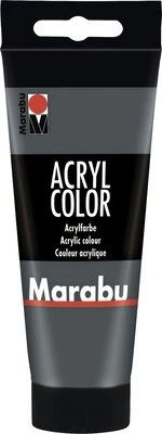 Marabu Acryl Color Acrylfarbe, dunkelbraun, 100ml