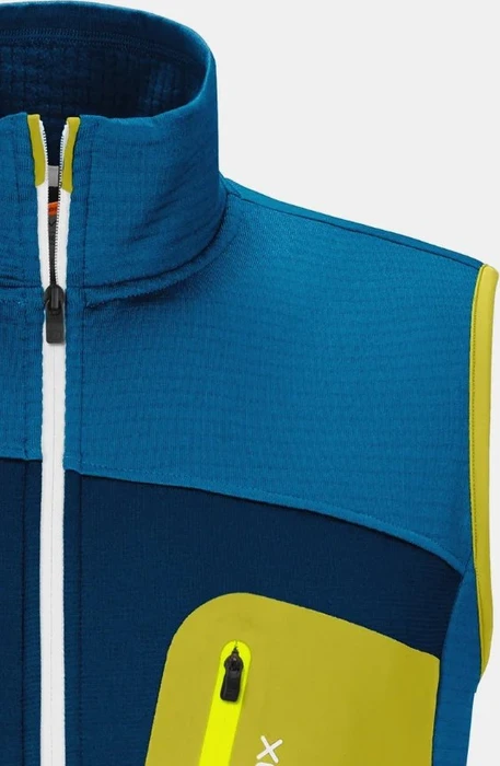 Ortovox Fleece Grid Funktionsweste heritage blue (Herren)