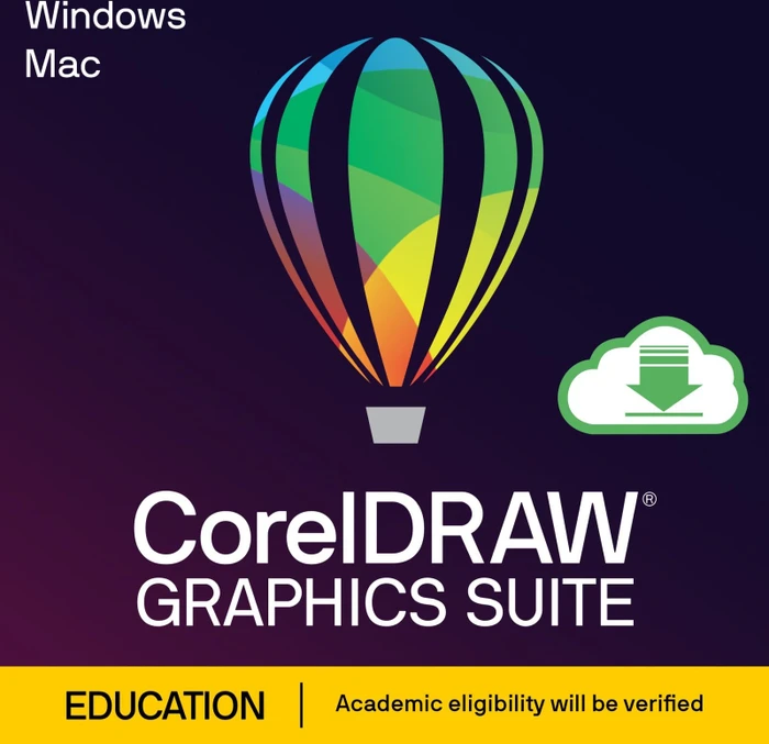 Corel CorelDraw Graphics Suite 2026, EDU, ESD (multilingual) (PC/MAC)