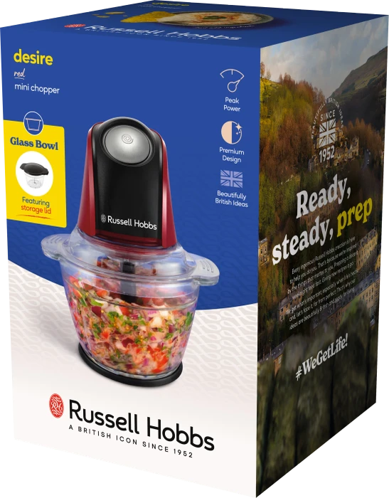 Russell Hobbs Desire Mini Zerkleinerer rot