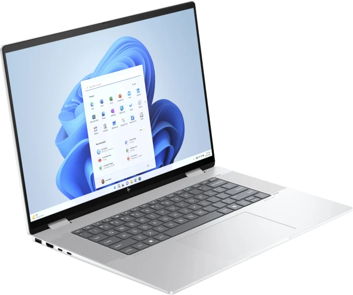 HP Envy x360 2-in-1 16-ac0473ng, Glacier Silver, Core Ultra 7 155U, 16GB RAM, 512GB SSD, DE