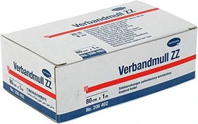 Hartmann Verbandmull ZZ unsteril, 10cm x 1m, 1 Stück