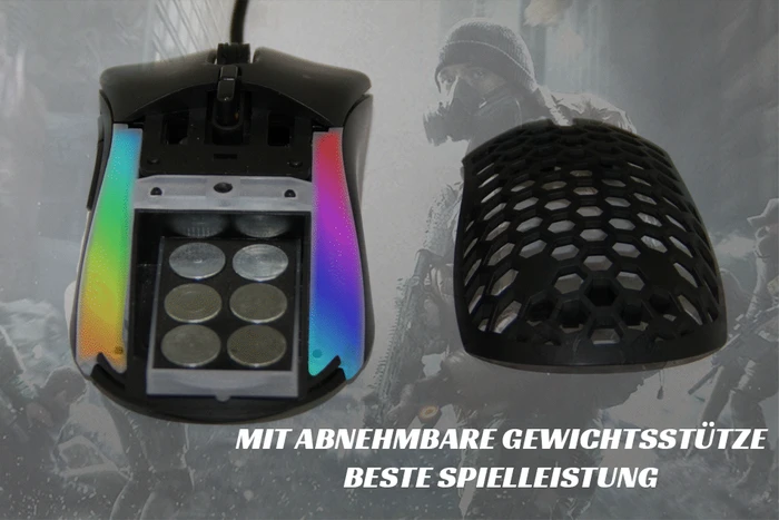 Inca IMG-GT20 2in1 RGB Gaming Mouse, USB