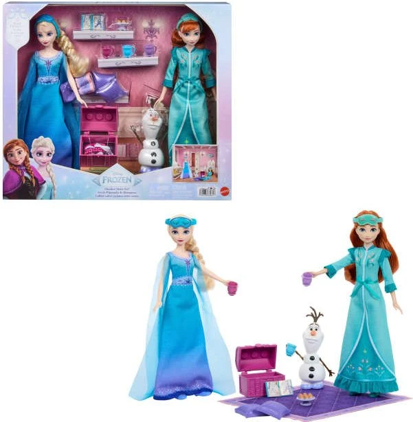 Mattel Disney - Die Eiskönigin - Schwestern-Pyjamaparty Set