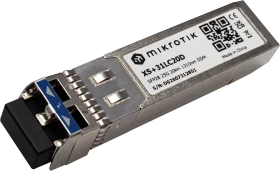MikroTik RouterBOARD XS+31 10G LAN-Transceiver, LC-Duplex SM 20km, SFP28 (XS+31LC20D)