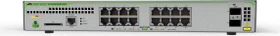 Allied Telesis CentreCOM GS970M Desktop Gigabit Managed Switch, 16x RJ-45, 2x SFP, 247W PoE+ (AT-GS970M/18PS / 990-005797)