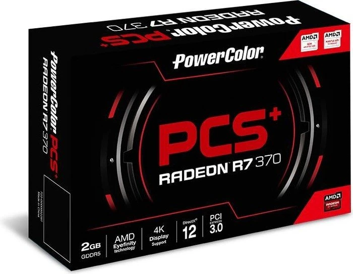 PowerColor Radeon R7 370 PCS+, 2GB GDDR5, 2x DVI, HDMI, DP