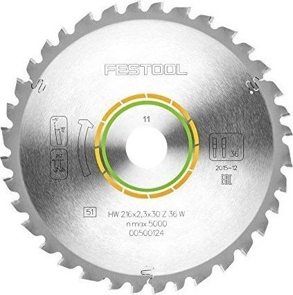 Festool Universal Kreissägeblatt 36Z, 216x2.3x30mm, 1 Stück
