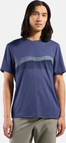 Odlo F-Dry Bergkamm-Print T-Shirt kurzarm skipper blue (Herren)
