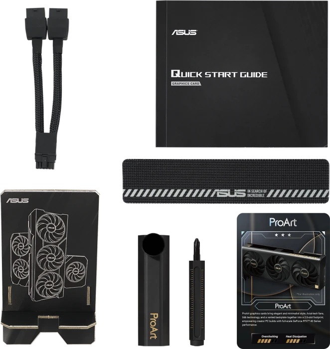 ASUS ProArt GeForce RTX 4070 Ti SUPER, PROART-RTX4070TIS-16G, 16GB GDDR6X, HDMI, 3x DP
