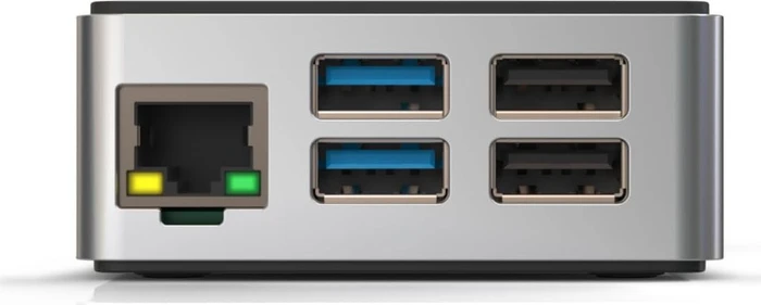 Flirc Gehäuse für Raspberry Pi 5, schwarzer Deckel, schwarz/silber