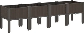 vidaXL Pflanzkasten 160x42cm braun