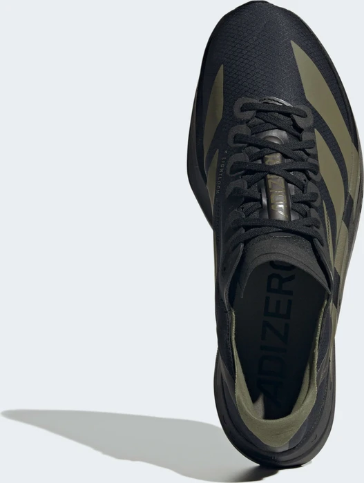 adidas Adizero Adios Pro 4 core black/focus olive/charcoal (Herren)