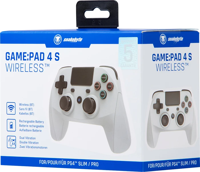 Snakebyte Game:Pad 4 S Wireless Controller grau (PS4)