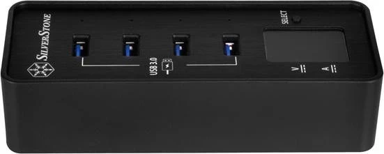 SilverStone EP03B USB-Hub, 4x USB-A 3.0, USB-B 3.0 [Buchse]