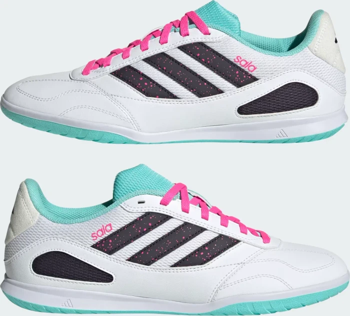 adidas Super Sala Competition 3 cloud white/aurora black/flash aqua