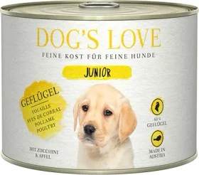 PetCo Dog's Love Junior Geflügel mit Zucchini und Apfel, 1.20kg (6x 200g)
