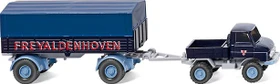 Wiking Klassik Edition Unimog U 411 mit Anhänger Freyaldenhoven