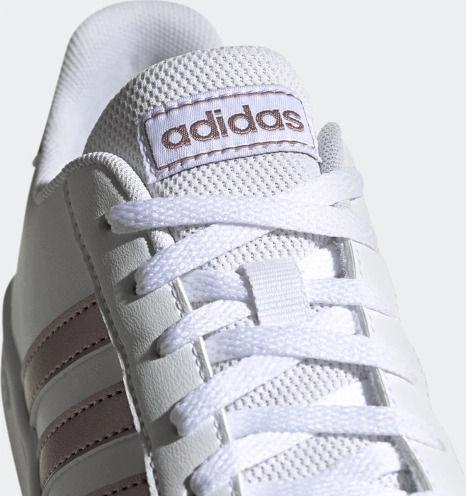adidas Grand Court cloud white/copper metallic/light granite (Junior)