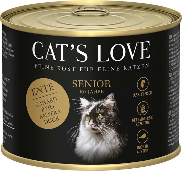 Cat's Love Senior Ente, 1.20kg (6x 200g)