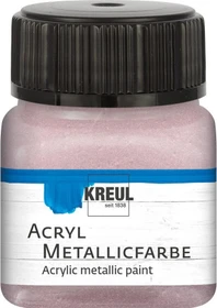 Kreul Acryl Metallicfarbe, rosegold, 20ml