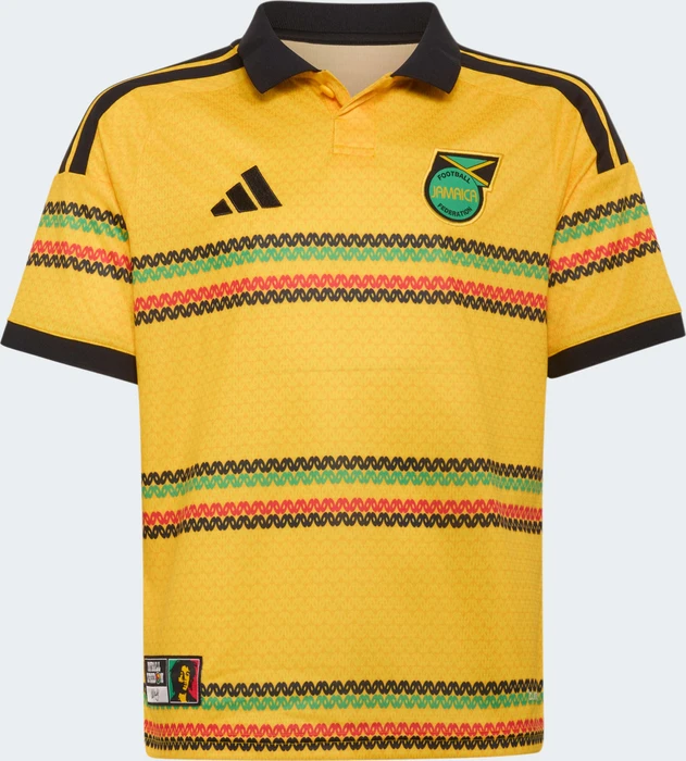 adidas Jamaika 26 x Bob Marley 2026 Heimtrikot kurzarm (Junior)