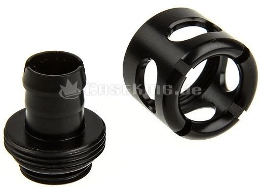 Monsoon Anschluss 6er-Pack, G1/4" auf 13/10mm - mattschwarz