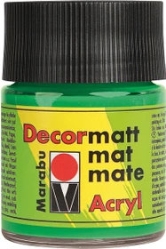 Marabu Decormatt Acryl Acrylfarbe, hellgrün, 50ml