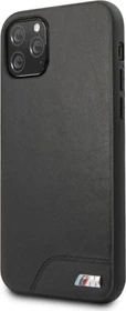 BMW Hard Cover PU Leather Smooth M Collection für Apple iPhone 11 Pro schwarz