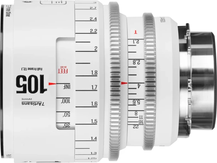 7artisans Infinte 105mm T2.1 Full Frame Cine für PL weiß