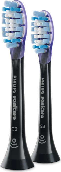 Philips HX9052/33 Sonicare G3 Premium Gum Care Ersatzbürste schwarz, 2 Stück