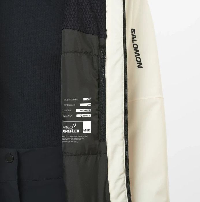 Salomon Brilliant Skijacke whisper white (Damen)