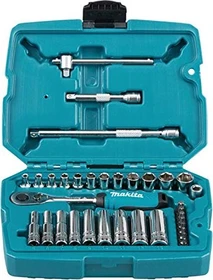 Makita Steckschlüsselsatz inkl. Werkzeugbox, 34-tlg.