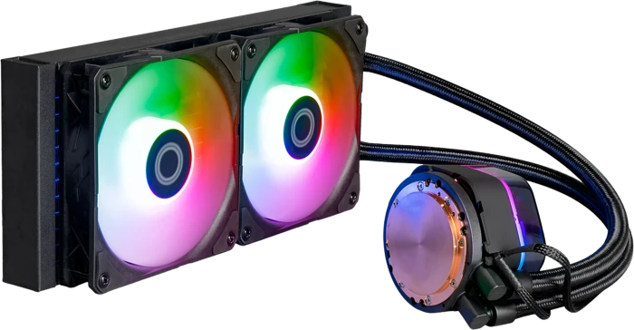 Cooler Master MasterLiquid 240 Atmos ARGB, schwarz