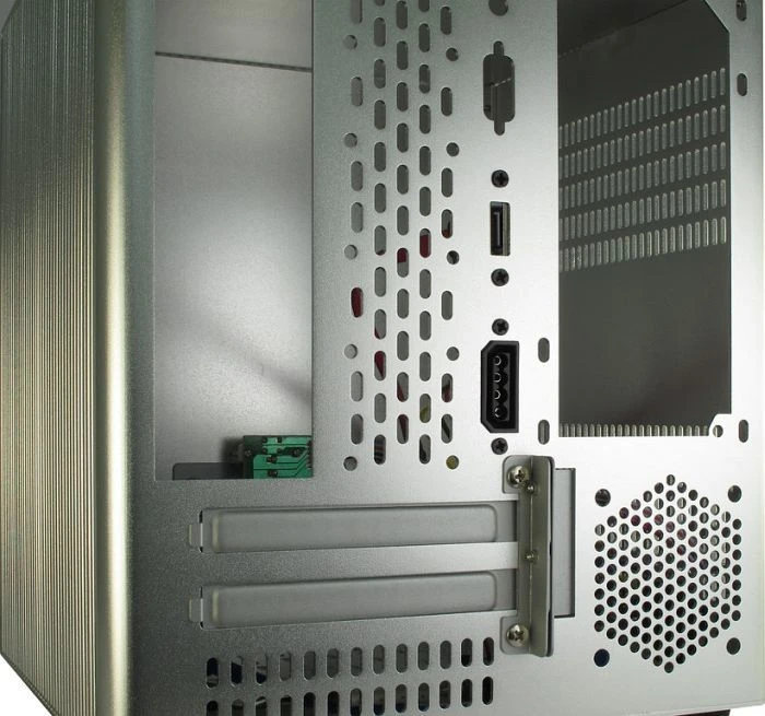 Inter-Tech Mini ITX E-M3 silber, Mini-ITX