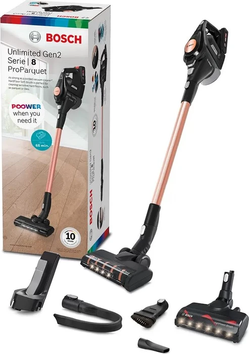 Bosch Serie 8 BCS8214PRQ Unlimited Gen2 ProParquet Akku-Handstaubsauger schwarz